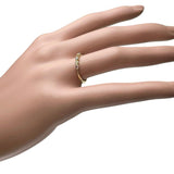 11号 ブルーダイヤモンド 0.03ct リング・指輪 K18ゴールド 18金 1.2g レディース 【中古】【真子質店】【NN】 【IYMo】