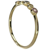 11号 ブルーダイヤモンド 0.03ct リング・指輪 K18ゴールド 18金 1.2g レディース 【中古】【真子質店】【NN】 【IYMo】