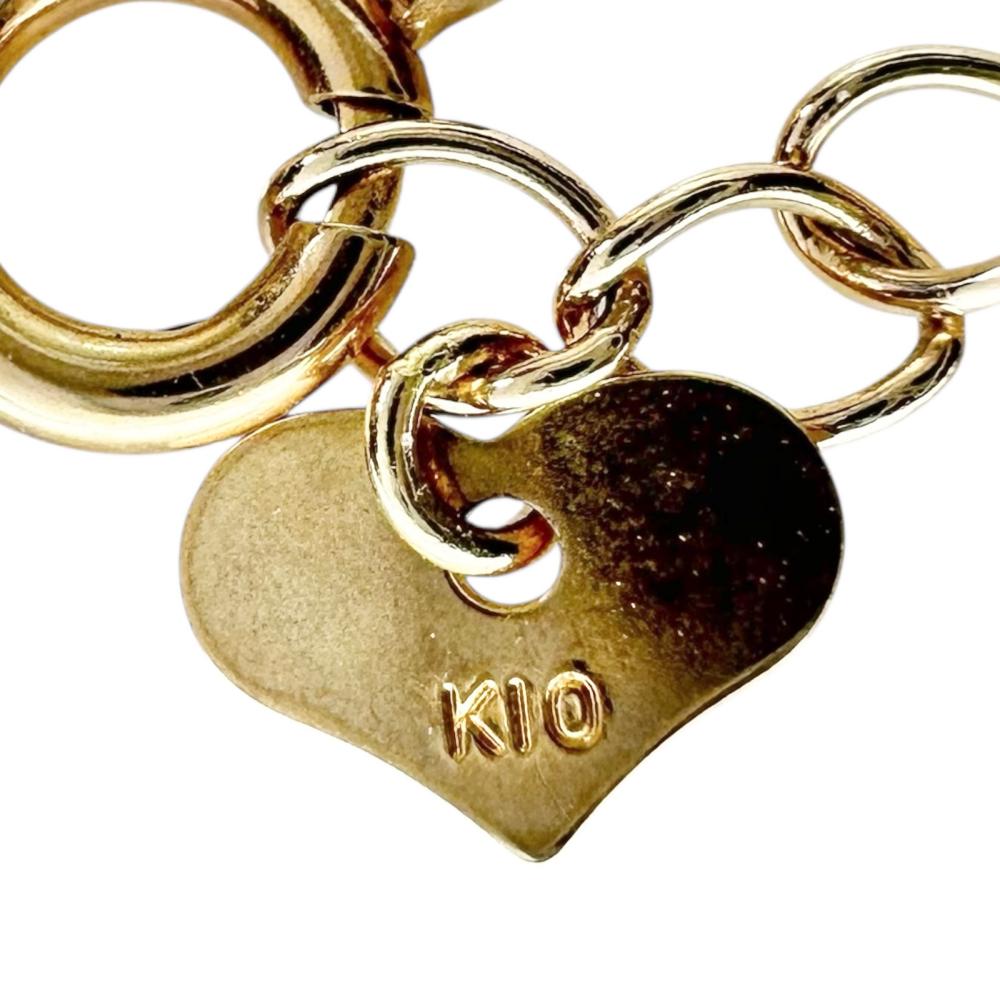 希少「東京」漢字ブレスレットK10　新品・未使用　常識範囲内なら値下げ可 ブレスレット レディース K10 18cm 50代 40代 10金 1連 2連 重ね付け