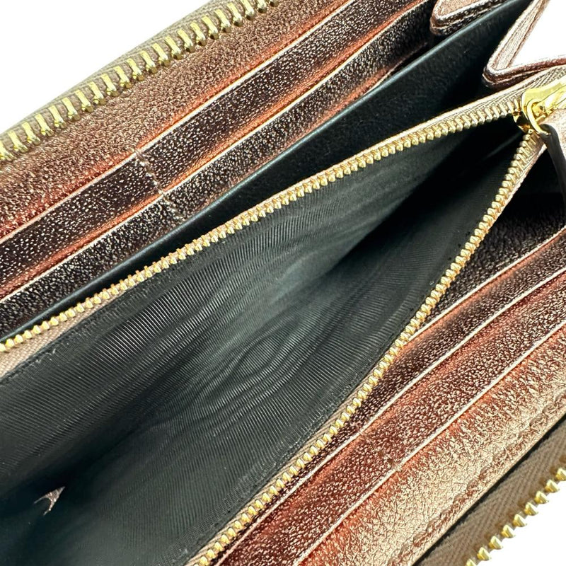 【GUCCI/グッチ】 GGマーモント 456117 ラウンドファスナー 長財布 リザード ピンク レディース【中古】【真子質店】【BL】 【Moxx】