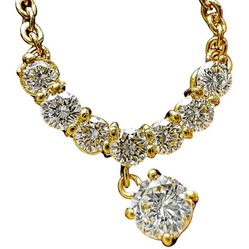 【HOSHInoSUNA/星の砂】 ダイヤモンド（メイン） 0.19ct ダイヤモンド（U字部分） 0.35ct ネックレス K18ゴールド 18金 4.4g 40cm レディース
【中古】【真子質店】【NN】




【KIMo】