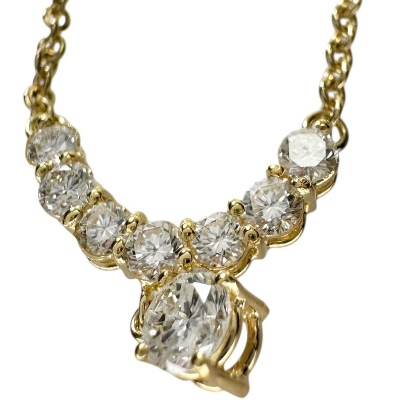 【HOSHInoSUNA/星の砂】 ダイヤモンド（メイン） 0.19ct ダイヤモンド（U字部分） 0.35ct ネックレス K18ゴールド 18金 4.4g 40cm レディース
【中古】【真子質店】【NN】




【KIMo】