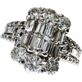 12号 ダイヤモンド 1.00ct リング・指輪 Pt900プラチナ 13720 5.6g レディース 【中古】【真子質店】【NN】 【MoMaS】