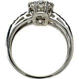 12号 ダイヤモンド 1.00ct リング・指輪 Pt900プラチナ 13720 5.6g レディース 【中古】【真子質店】【NN】 【MoMaS】