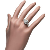 12号 ダイヤモンド 1.00ct リング・指輪 Pt900プラチナ 13720 5.6g レディース 【中古】【真子質店】【NN】 【MoMaS】