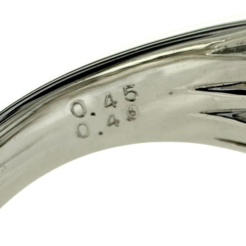 11.5号 デマントイドガーネット 0.45ct ダイヤモンド 0.40ct リング・指輪 K18WGホワイトゴールド 18金 5.9g レディース 【中古】【真子質店】【NN】 【SKS】