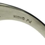 11.5号 デマントイドガーネット 0.45ct ダイヤモンド 0.40ct リング・指輪 K18WGホワイトゴールド 18金 5.9g レディース 【中古】【真子質店】【NN】 【SKS】