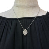 3WAY ピアス ペンダント ネックレス 兼用 ダイヤモンド 0.35/0.35ct ピアス K18WGホワイトゴールド 18金 4.2g レディース 【中古】【真子質店】【NN】 【KTY】