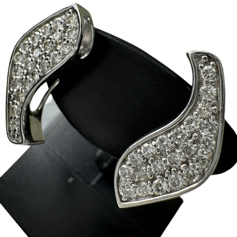 3WAY ピアス ペンダント ネックレス 兼用 ダイヤモンド 0.35/0.35ct ピアス K18WGホワイトゴールド 18金 4.2g レディース 【中古】【真子質店】【NN】 【KTY】