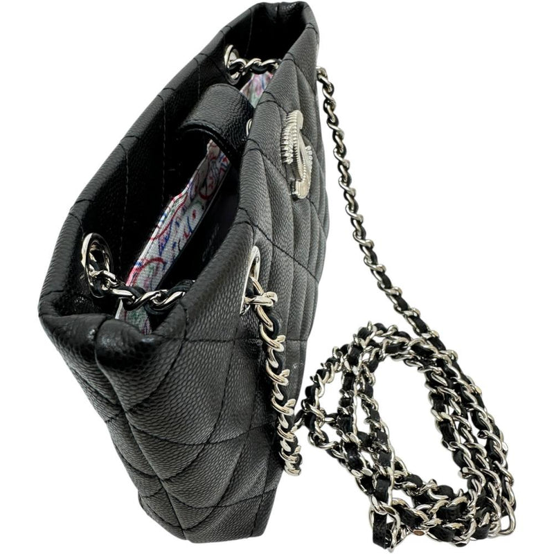 【CHANEL/シャネル】 マトラッセ チェーンウォレット AP4417 Sシール有 クラッチバッグ ランダム番（2021年以降） レザー/キャビアスキン ブラック/キャビアスキン レディース【中古】【真子質店】【BL】 【MaDYMo】