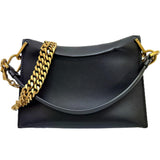 【TOD’S/トッズ】 2WAY チェーンショルダー ショルダーバッグ レザー ブラック/ゴールド金具 レディース【中古】【真子質店】【BL】 【MoMax】