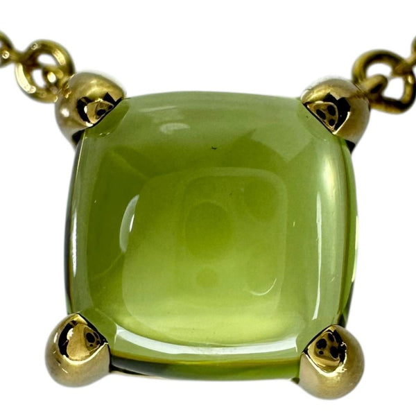 【TIFFANY&Co./ティファニー】 パロマピカソ ペリドット ネックレス シュガースタック K18ゴールド 18金 3.2g 40.5cm レディース 【中古】【真子質店】【BL】 【SxT】