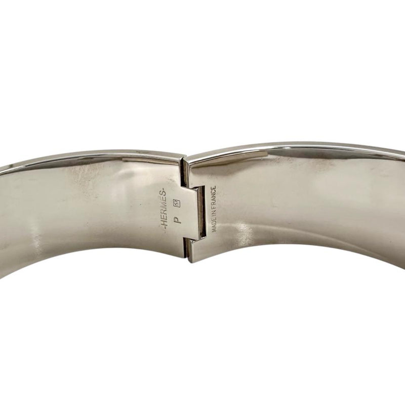 【HERMES/エルメス】 バングル クリッククラックGM メタル 67.2g ピンク/シルバー レディース 【中古】【真子質店】【GD】 【MaSY】