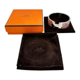 【HERMES/エルメス】 バングル クリッククラックGM メタル 67.2g ピンク/シルバー レディース 【中古】【真子質店】【GD】 【MaSY】