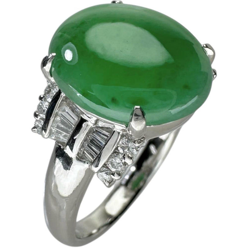 16号 ヒスイ 6.41ct ダイヤモンド 計0.39ct リング・指輪 Pt900プラチナ 10.4g レディース
【中古】【真子質店】【NN】




【MoMox】