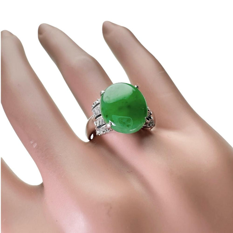 16号 ヒスイ 6.41ct ダイヤモンド 計0.39ct リング・指輪 Pt900プラチナ 10.4g レディース
【中古】【真子質店】【NN】




【MoMox】