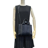 【Chloe/クロエ】 ウッディ スモール 2WAY ハンドバッグ レザー ブラック レディース【中古】【真子質店】【BL】 【Yxx】