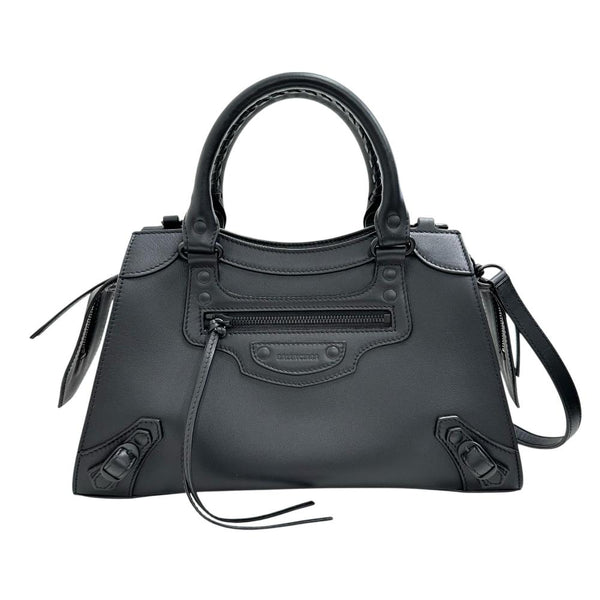 【BALENCIAGA/バレンシアガ】 ネオクラシックシティ スモール 638521 一部刻印あり 2WAY ハンドバッグ レザー ブラック レディース【中古】【真子質店】【BL】 【IMaMox】