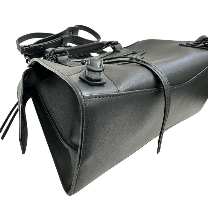 【BALENCIAGA/バレンシアガ】 ネオクラシックシティ スモール 638521 一部刻印あり 2WAY ハンドバッグ レザー ブラック レディース【中古】【真子質店】【BL】 【IMaMox】