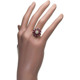 13.5号 ルビー 2.00ct ダイヤモンド 0.18ct リング・指輪 K18ゴールド 18金 7.0g レディース 【中古】【真子質店】【NN】 【STD】