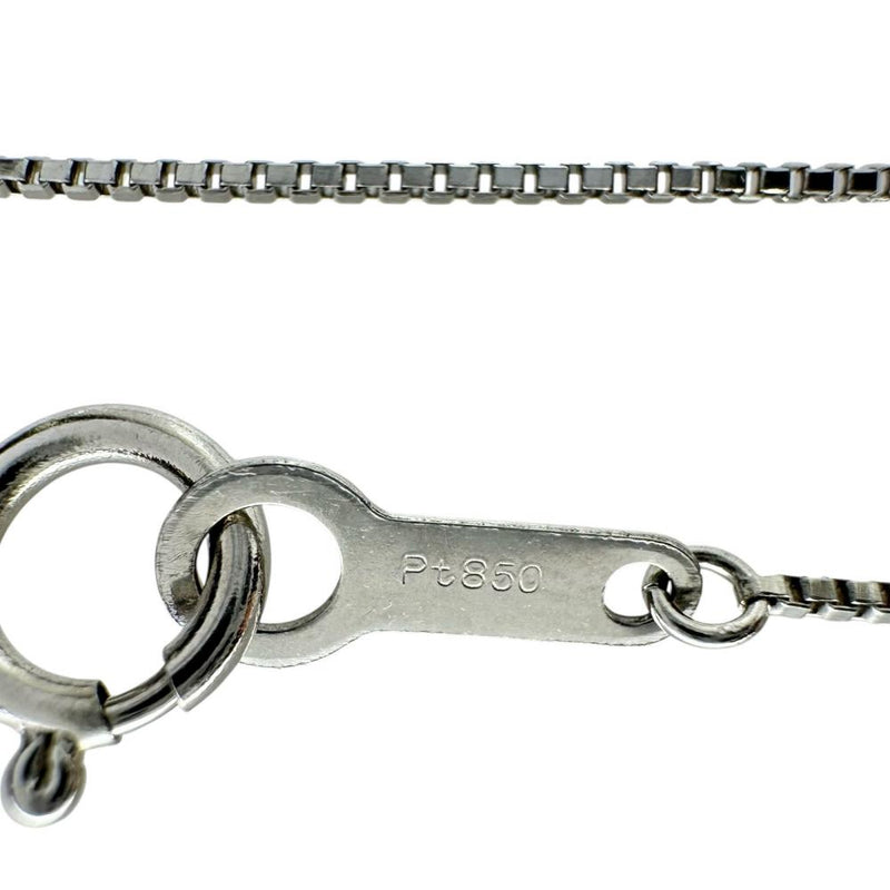 クロスモチーフ ダイヤモンド 0.50ct ネックレス Pt850プラチナ/Pt900プラチナ 3.3g 40cm レディース 【中古】【真子質店】【NN】 【MaMax】
