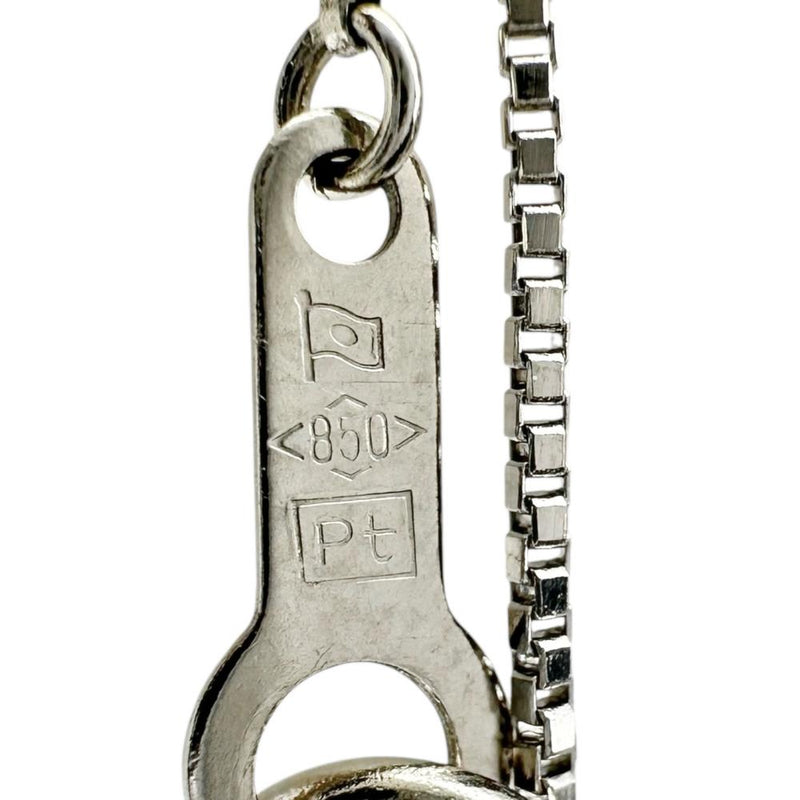 クロスモチーフ ダイヤモンド 0.50ct ネックレス Pt850プラチナ/Pt900プラチナ 3.3g 40cm レディース 【中古】【真子質店】【NN】 【MaMax】