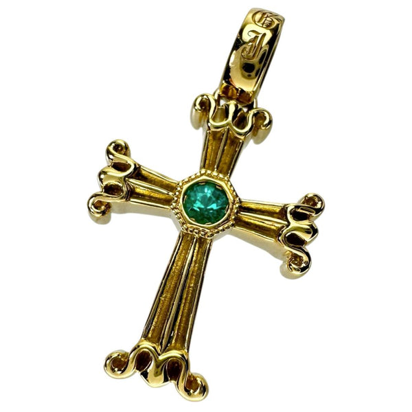 【Gaudi/ガウディ】 パライバトルマリン 0.07ct ペンダントトップ K18ゴールド 18金 4.5g レディース 【中古】【真子質店】【NN】 【YYx】