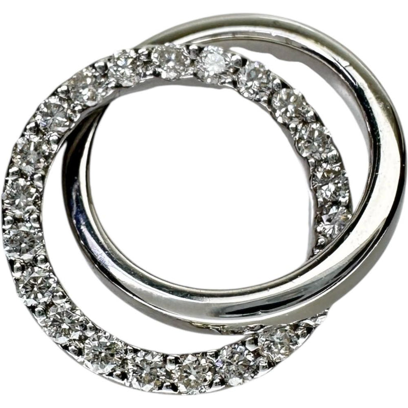 【Vendome Aoyama/ヴァンドーム青山】 ダイヤモンド 計0.27ct ペンダントトップ K18WGホワイトゴールド 18金 2.7g レディース 【中古】【真子質店】【NN】 【DDx】