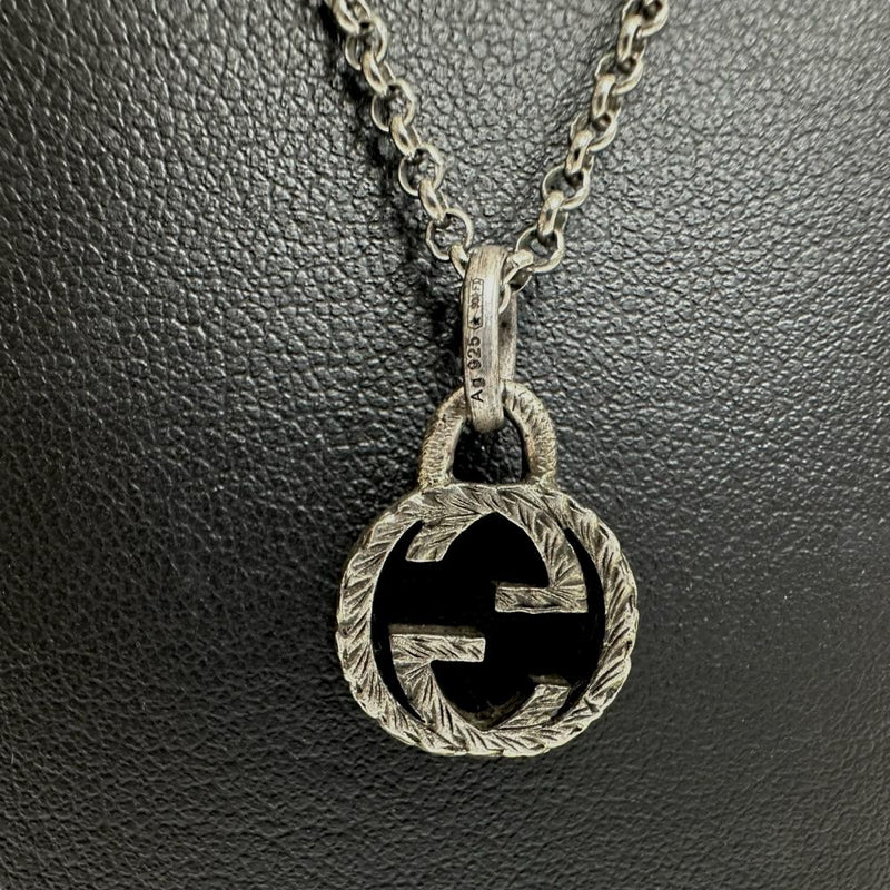 【GUCCI/グッチ】 ネックレス インターロッキングG シルバー925 7.4g 50cm シルバー ユニセックス 【中古】【真子質店】【GD】 【IMox】