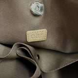 ear PAPILLONNER/イアパピヨネ 2WAYバッグ トートバッグ 合成皮革 ベージュ レディース【中古】【真子質店】【BL】 【Dx】