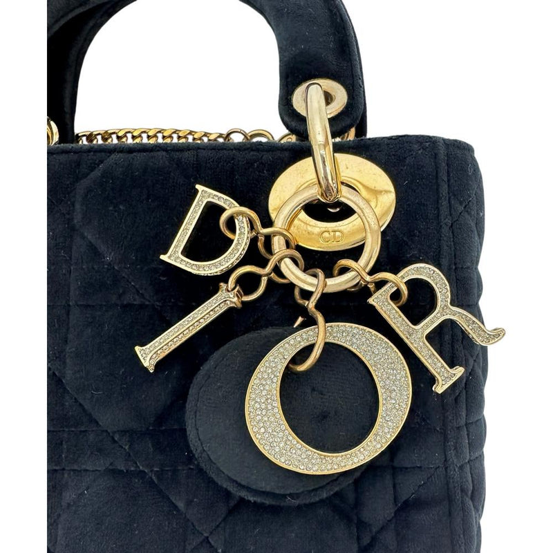 【Christian Dior/クリスチャンディオール】 レディディオール ミニ 2WAY ショルダーバッグ ハンドバッグ ベロア/ベルベット/ラインストーン ブラック レディース【中古】【真子質店】【BL】




【TMixx】