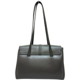 【CELINE/セリーヌ】 セーズ ソフト16 ミディアム 195543 ショルダーバッグ レザー グレーレザー/ゴールド金具 レディース【中古】【真子質店】【BL】 【IMixx】
