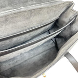 【CELINE/セリーヌ】 セーズ ソフト16 ミディアム 195543 ショルダーバッグ レザー グレーレザー/ゴールド金具 レディース【中古】【真子質店】【BL】 【IMixx】