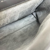 【CELINE/セリーヌ】 セーズ ソフト16 ミディアム 195543 ショルダーバッグ レザー グレーレザー/ゴールド金具 レディース【中古】【真子質店】【BL】 【IMixx】