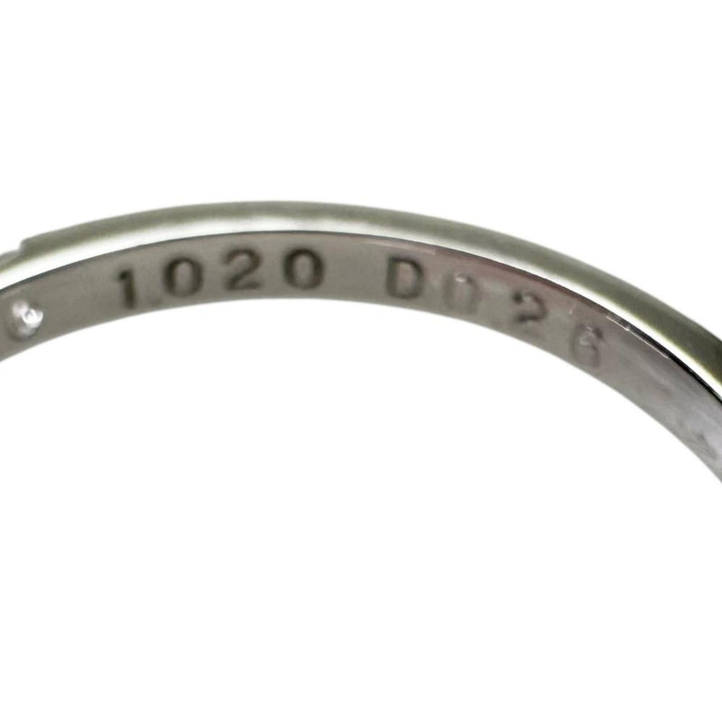 12.5号 エメラルドカットダイヤモンド(L-SI2) 1.020ct リング・指輪 Pt900プラチナ 3.0g レディース 【中古】【真子質店】【NN】 【IKYx】