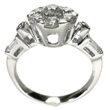 9号 ダイヤモンド 0.84ct リング・指輪 K18WGホワイトゴールド 18金 3.2g レディース 【中古】【真子質店】【NN】 【MoMiMa】