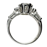 9号 ダイヤモンド 0.84ct リング・指輪 K18WGホワイトゴールド 18金 3.2g レディース 【中古】【真子質店】【NN】 【MoMiMa】