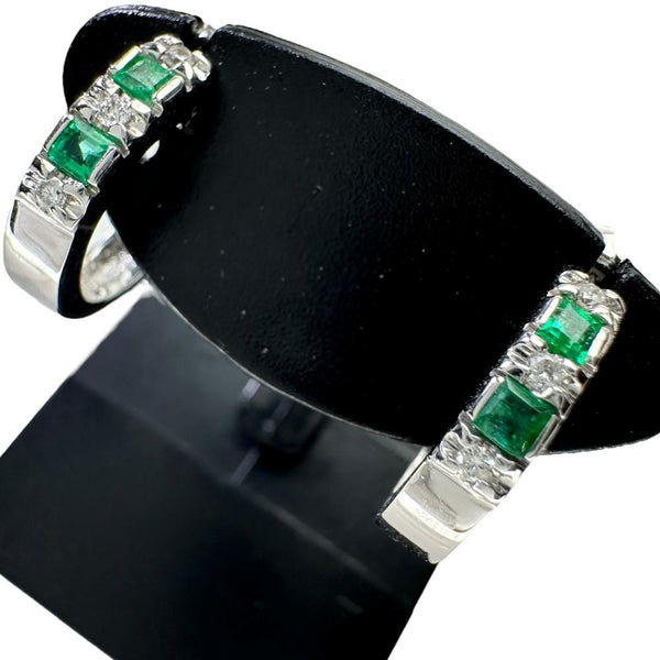 エメラルド 0.08×2ct ダイヤモンド 0.03×2ct ピアス K18WGホワイトゴールド 18金 3.1g レディース
【中古】【真子質店】【NN】




【DDMa】