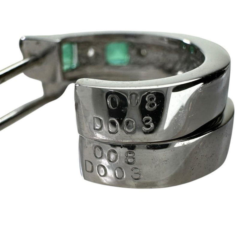エメラルド 0.08×2ct ダイヤモンド 0.03×2ct ピアス K18WGホワイトゴールド 18金 3.1g レディース
【中古】【真子質店】【NN】




【DDMa】