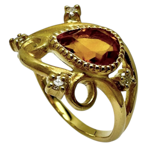 12号 シトリン ダイヤモンド 計0.06ct リング・指輪 K18ゴールド 18金 4.4g レディース
【中古】【真子質店】【NN】




【MoMaS】