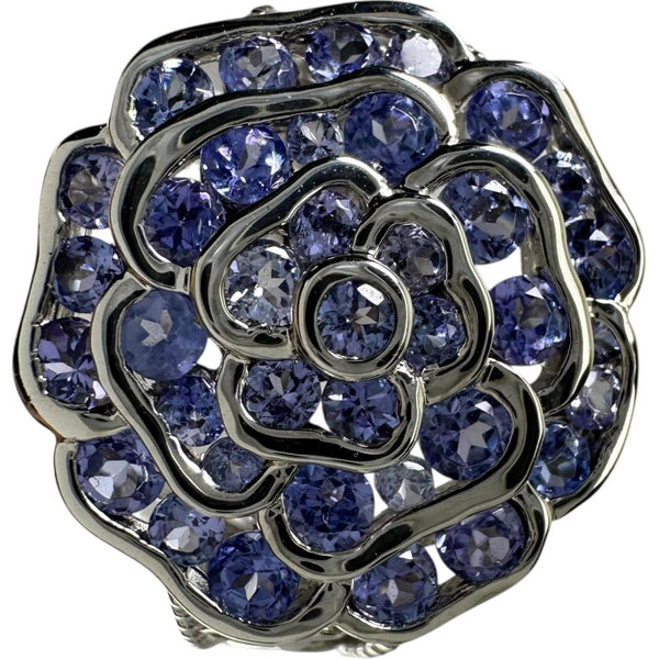 17号 フラワーモチーフ　薔薇モチーフ タンザナイト 1.66ct リング・指輪 K18WGホワイトゴールド 18金 8.0g レディース
【中古】【真子質店】【NN】




【IxMaD】