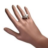 12号 オーロラフェニックス白蝶真珠　12.1ｍｍ ダイヤモンド 0.512ct リング・指輪 Pt900プラチナ 10.0g レディース
【中古】【真子質店】【NN】




【YIY】