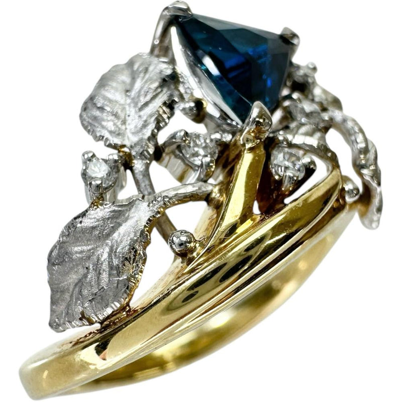 10号 池田達治 インディゴライトトルマリン 0.72ct ダイヤモンド 0.08ct リング・指輪 K18ゴールド 18金/Pt900プラチナ 6.5g レディース
【中古】【真子質店】【NN】




【MiMix】