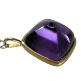 アメジスト 4.50ct ネックレス K18ゴールド 18金 2.4g 50cm レディース 【中古】【真子質店】【NN】 【TxS】