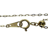 アメジスト 4.50ct ネックレス K18ゴールド 18金 2.4g 50cm レディース 【中古】【真子質店】【NN】 【TxS】