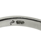 12号 バタフライ ダイヤモンド 計0.15ct リング・指輪 K18WGホワイトゴールド 18金 3.7g レディース 【中古】【真子質店】【NN】 【MoTMi】