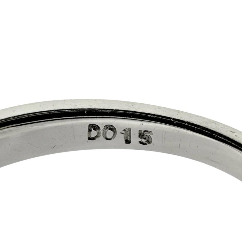 12号 バタフライ ダイヤモンド 計0.15ct リング・指輪 K18WGホワイトゴールド 18金 3.7g レディース 【中古】【真子質店】【NN】 【MoTMi】