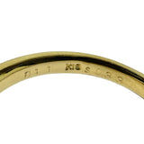 11号 サファイア 計0.33ct ダイヤモンド 0.11ct リング・指輪 K18ゴールド 18金 3.4g レディース 【中古】【真子質店】【NN】 【DYT】