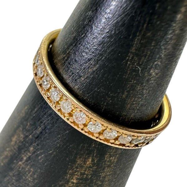 11号 フルエタニティ ダイヤモンド 0.50ct リング・指輪 K18ゴールド 18金 2.0g レディース 【中古】【真子質店】【NN】 【MaYMa】