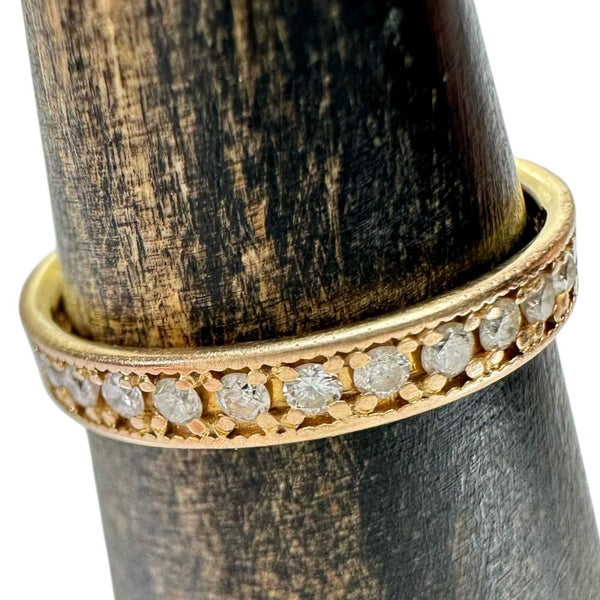 11号 フルエタニティ ダイヤモンド 0.50ct リング・指輪 K18ゴールド 18金 2.0g レディース 【中古】【真子質店】【NN】 【MaYMa】